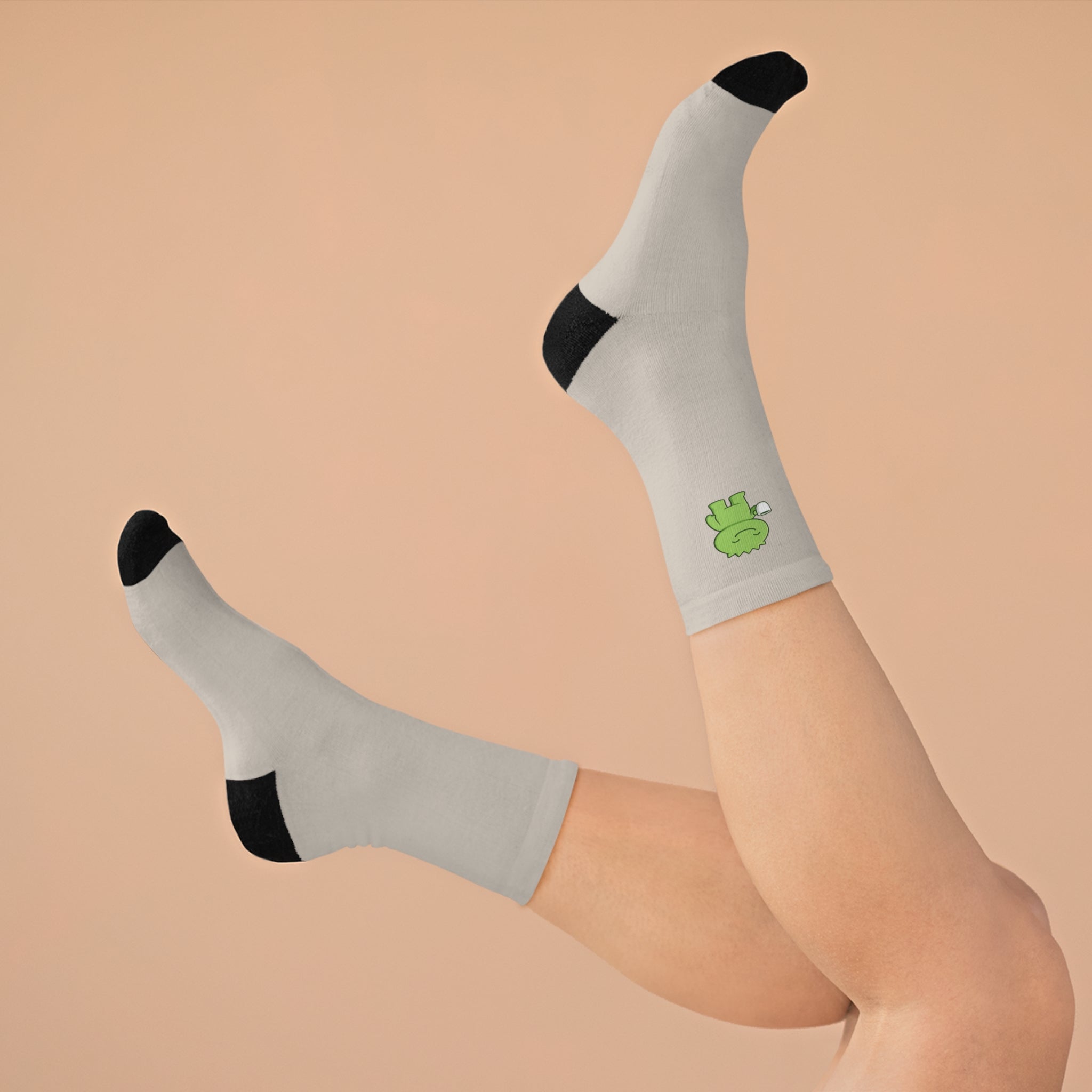 Mug Matcha Mate Socks — Eco-Friendly Recycled Poly Socks