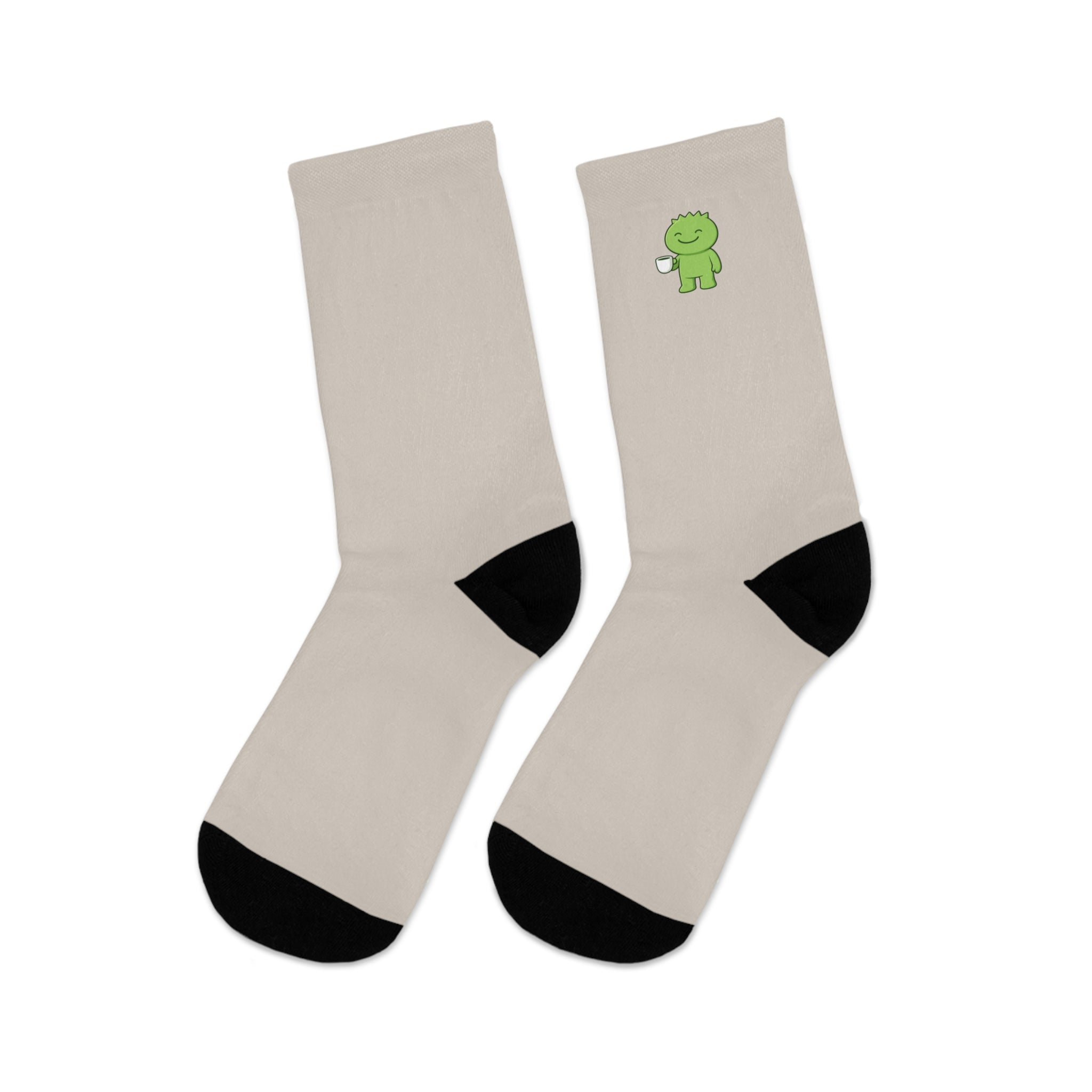 Mug Matcha Mate Socks — Eco-Friendly Recycled Poly Socks