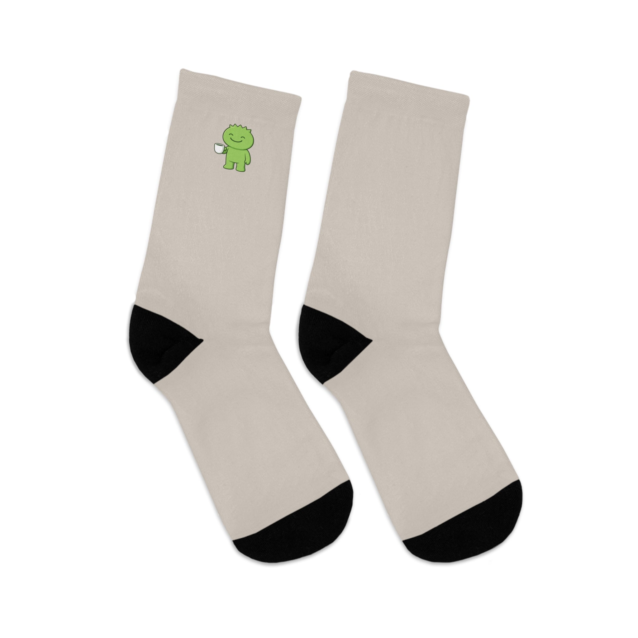 Mug Matcha Mate Socks — Eco-Friendly Recycled Poly Socks