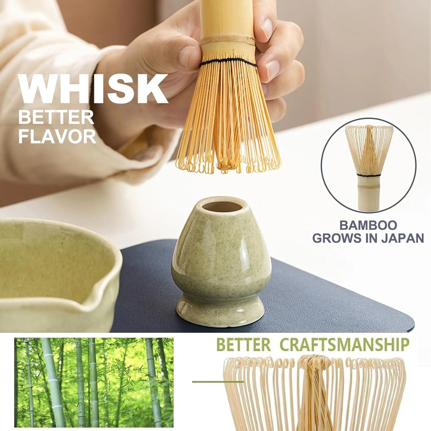 Matcha Whisk Set