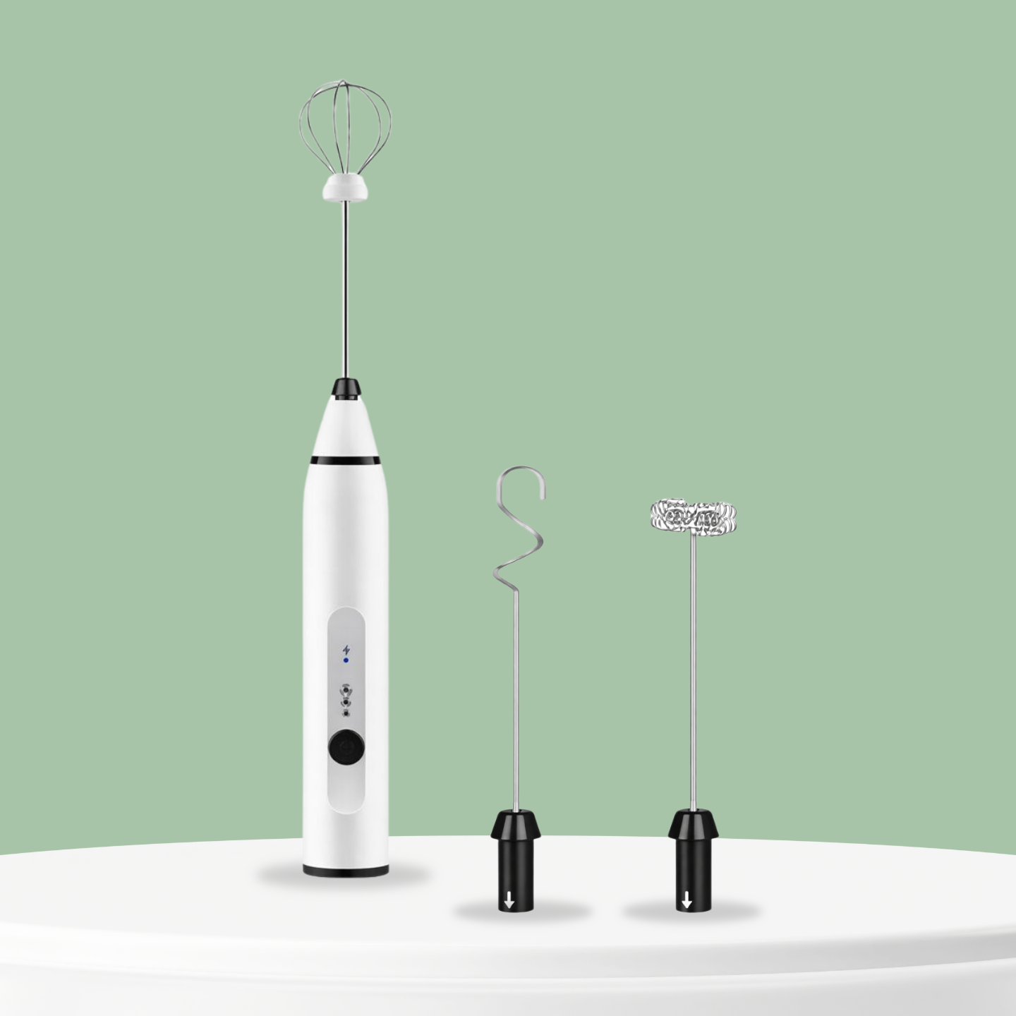 Premium 3-Head Frother Set