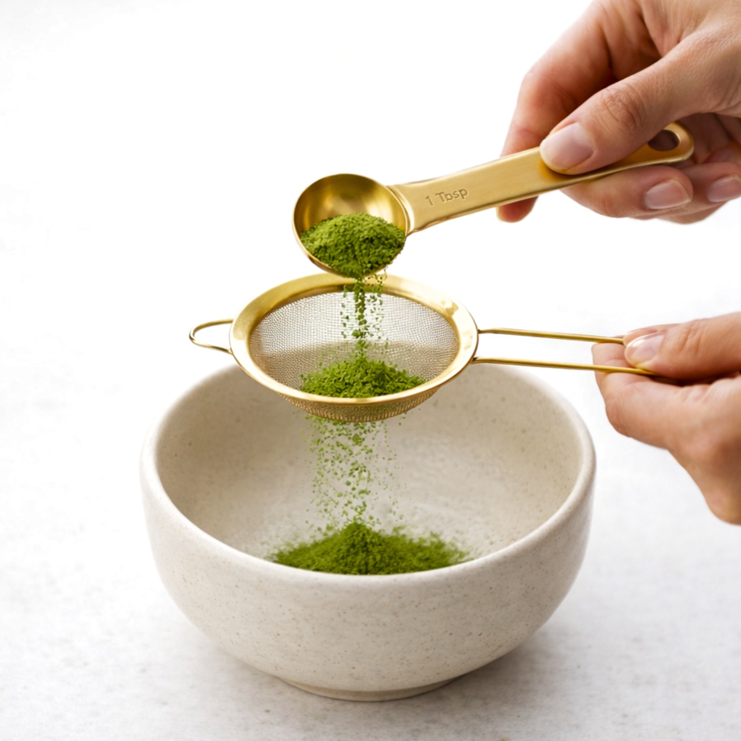 Gold Matcha Sifter