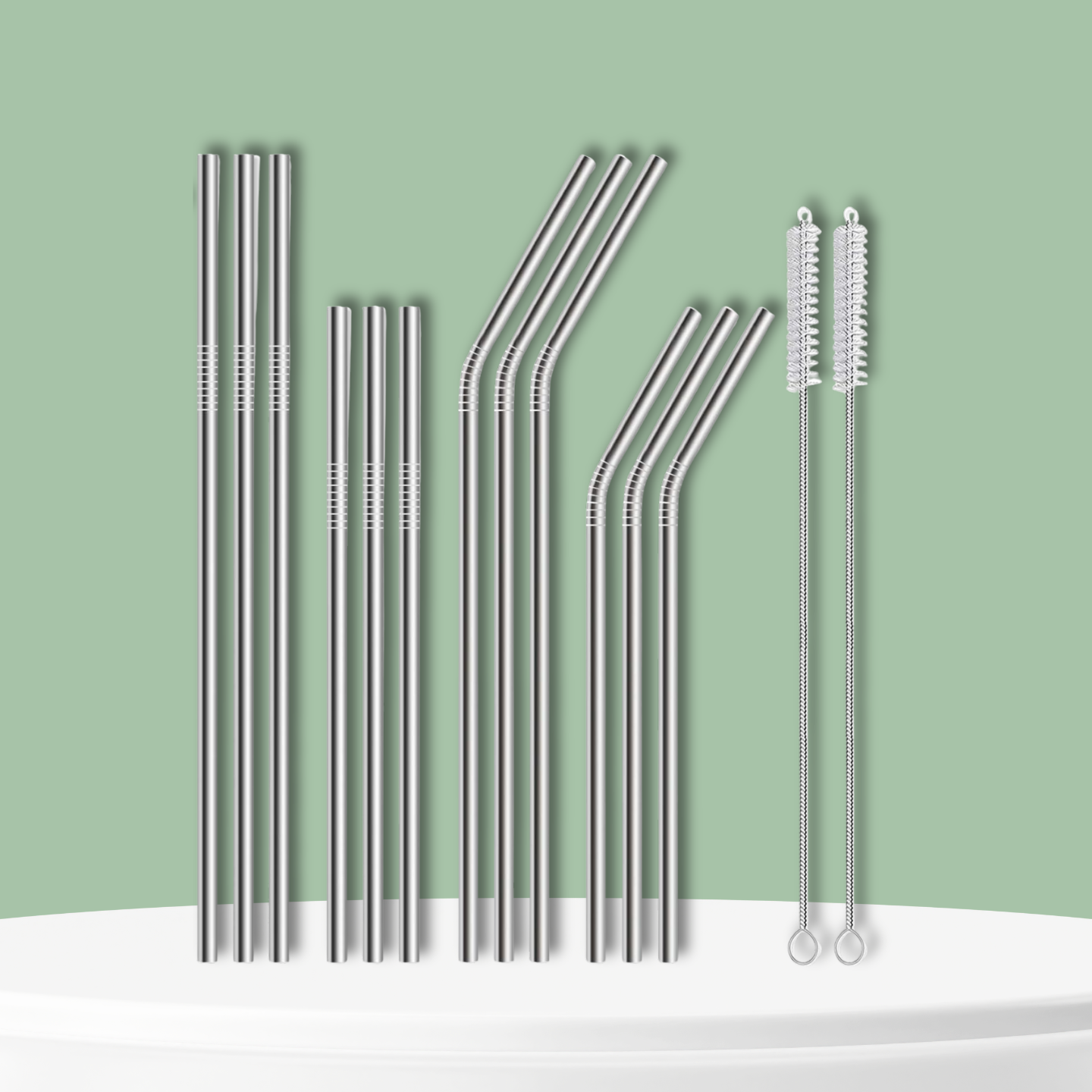 Reusable Stainless Steel Metal Straws